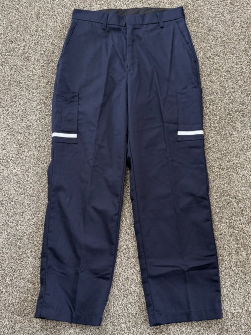 Stan Herman FedEx Cargo Pants Men's 32x30 Blue Reflective Uniform Work